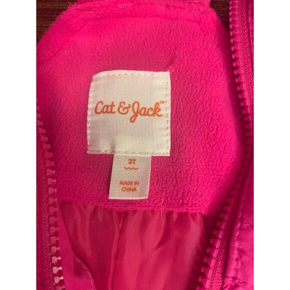 CAT & JACK Girl’s Winter/Snow Bib Overalls / Size: 2T - Picture 3 of 10